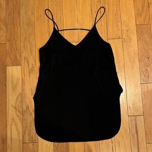 Zara | Black Camisole Top | High Side Vents | Spaghetti Strap | size M